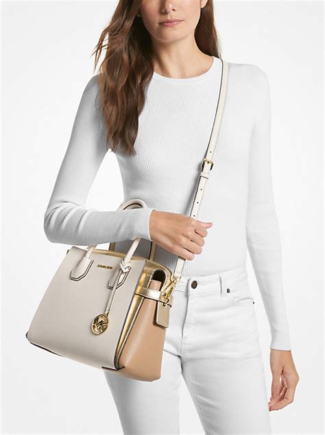 michael michael kors mercer large belted color-block satchel|Michael Kors mercer medium satchel.